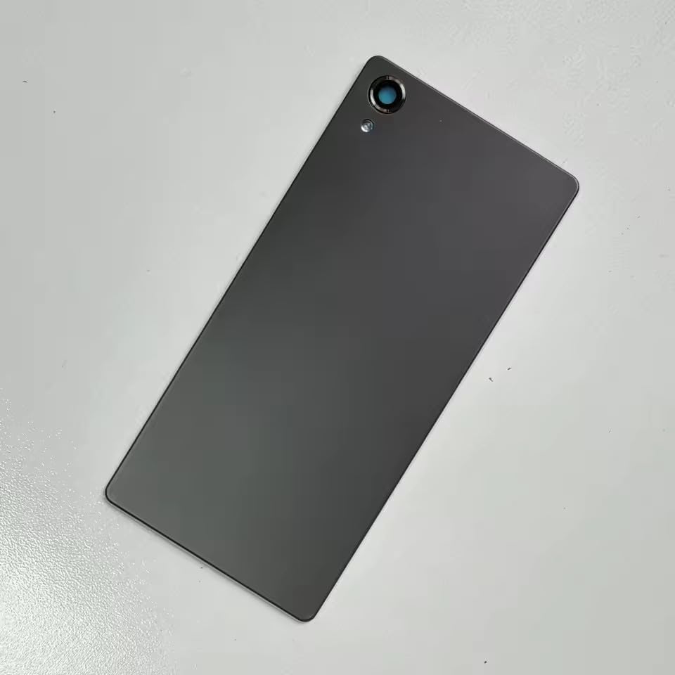 YOOOKOOO Compatible Rear Back Cover for Sony Xperia X F5122 F5121– Battery Door Housing Replacement Part (Silver)
