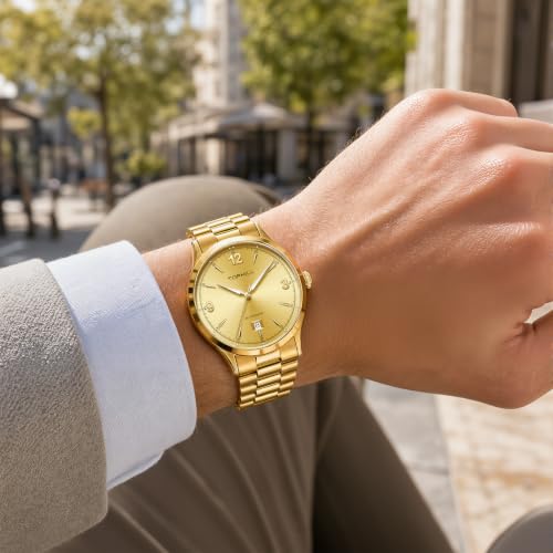 Image of TOPHILL Men Watches Automatic Mechanical Watches - Dive, GMT, Chronograph & Dress Styles | 316L Stainless Steel, Sapphire Crystal, Ceramic Bezel | 5ATM-300M Waterproof with Super Luminous | Classic Business & Sport Casual