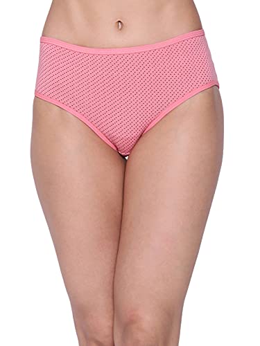 Image of Clovia Women's Cotton Mid Waist Dot Print Hipster Panty
