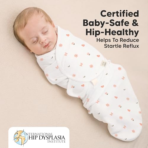 Image of Baby Swaddle Sleep Sacks with Zipper - 3-Pack Swaddles for Newborns 0-3 Months, Infant, Baby Girls, Boys, Soft & Durable Newborn Sleep Sack, Easy Diaper Change Swaddling Blanket (Butterflies, OS)