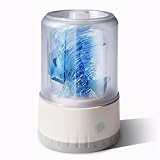 Underwear Washing Machine, BPA-free Portable Mini Washer for Socks, Baby Clothes, Cordless Small Laundry Cup for Travel, Dorm, Apartment, RV, Camp, Kids (Vanilla Off-White)