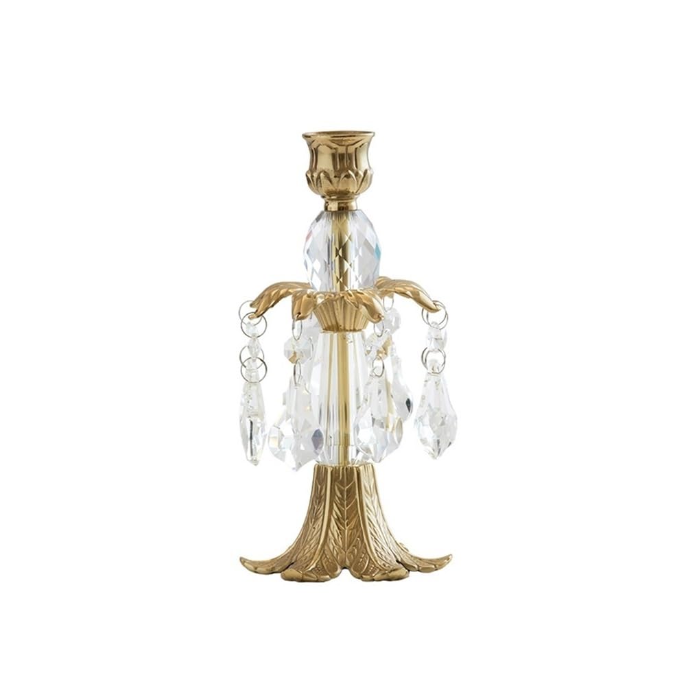 Candélabre en laiton rétro et bougeoir décoratif pour illuminer votre intérieur