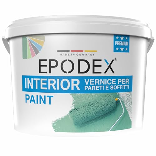 EPODEX Pittura Murale Premium Pittura per Pareti con Formula Protettiva,