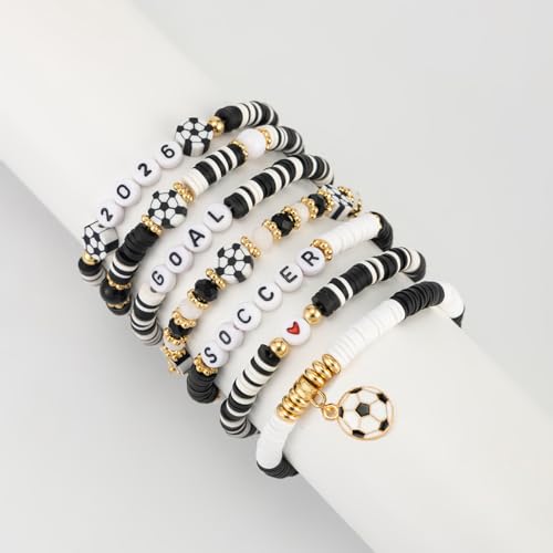 Pulsera de arcilla para aficionados al fútbol 2026 miniatura 4