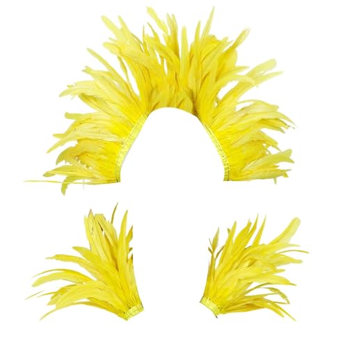 Disfraz para mujer con plumas llamativas para espectáculo y noche de fantasía