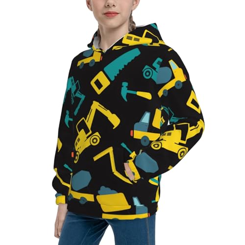 Colorful Video Game Controller Hoodie Youth Hooded Sweatshirt 3D Digital Printed With Pockets Tops4