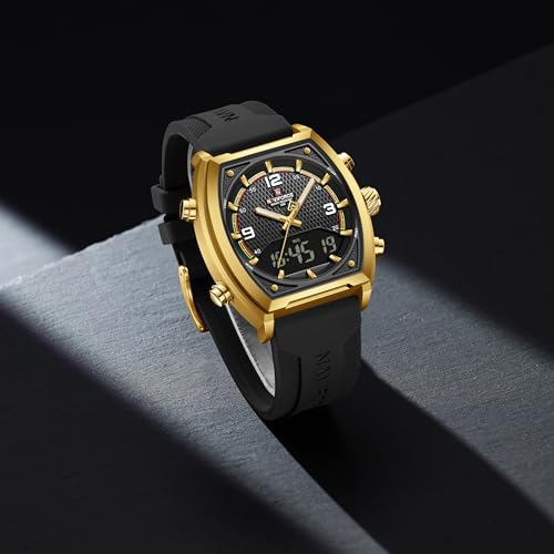 Image of NAVIFORCE NF9242 Dynamic Racing Style Multifunctional Analog-Digital Watch