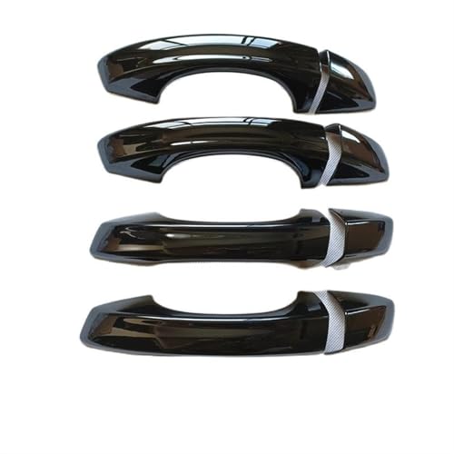 Cubierta manija puerta Skoda Fabia 3 negro brillante, pegatinas de estilo MK3