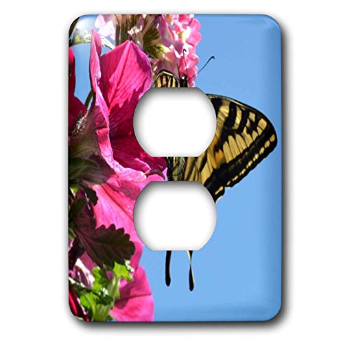 Cache de prise papillon et fleurs pour sublimer la décoration de votre salon
