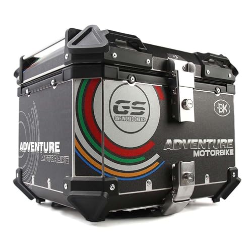 Top Case pour Moto 55L-A Coffre de Voyage Arrière Étanche Générique