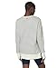 Sweaty Betty Women's After Class Longline Crewneck With Side Slit Sweatshirt, Lily White Stripe, Large
