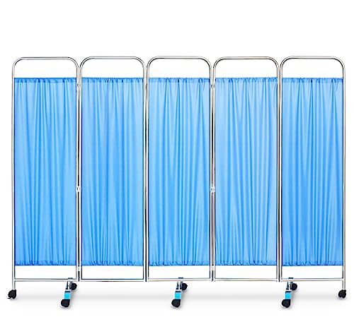 Paravent médical pliable pour isoler les lits en salle de surveillance