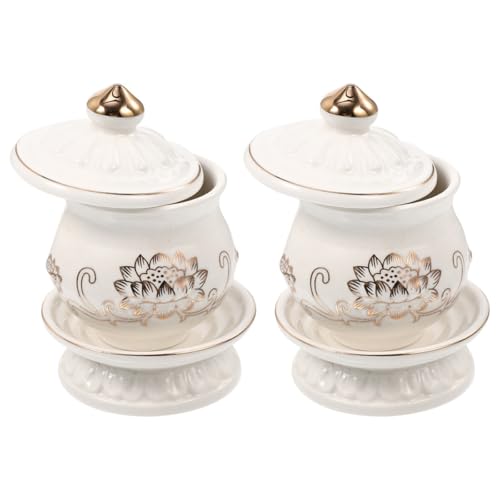 Petite taille coupe d'offrande blanche pour manque d'espace sur autel