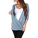 Women's Criss Cross Maternity and Nursing Wrap Tunic by Rags and Couture...