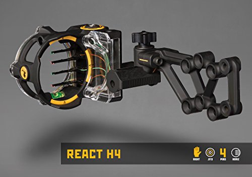 Trophy Ridge Aats0014R19 React H4 Bow Sight, Black #TOP1