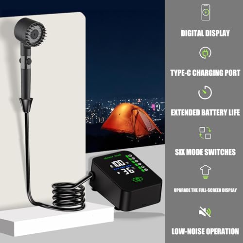 Douche extérieure avec réservoir d'eau grande capacité étanche IP68