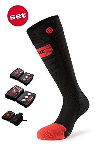 Lenz Heat 5.0 Toe Cap Slim FIT beheizbare Socken mit 1800 Lithium Akku 35-38