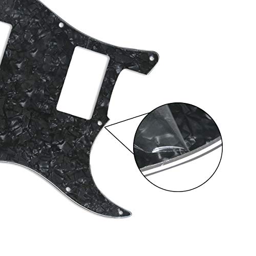 IKN 2 Humbucker Cut Pickguard HH Strat Guard et Tremolo Spring Back Plate pour guitare Stratocaster Standard américaine… - Les Beatles, Paul McCartney, John Lennon, RIngo Starr, George Harrison IKN 2 Humbucker Cut Pickguard HH Strat Guard et Tremolo Spring Back Plate pour guitare Stratocaster Standard américaine… – Image 7