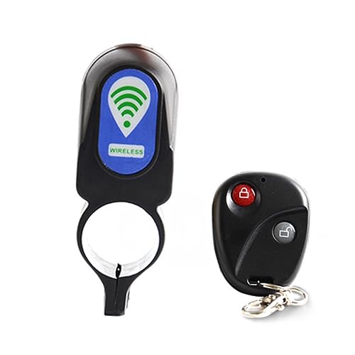 TENDYCOCO Black Color Motorcycle Motion Sensor Noire Alarm Bike Alarm Cycling Accessories Alarm for Scooter Alarm Lock Bicycle Lock Bike Lock Anti-