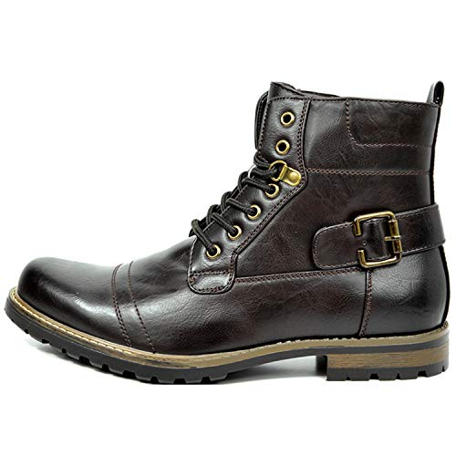 Image of Bruno Marc Men's Motorcycle Combat Boots