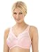 Glamorise Women's MagicLift Full Figure Minimizer Support Bra, Pink, 44DD