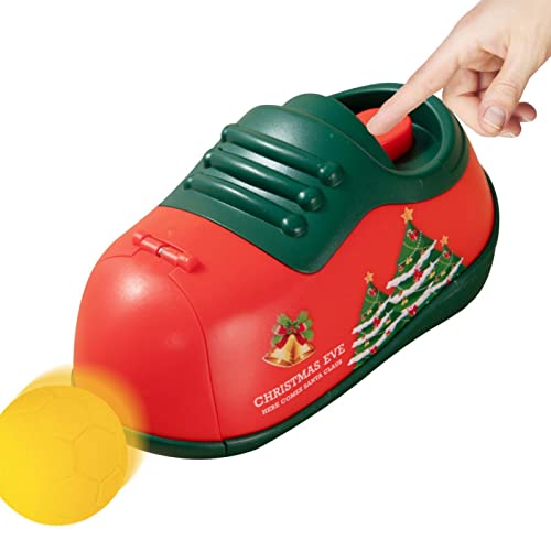 catapulta futebol infantil, catapulta luminoso para uso ao ar livre com botões, sapatos desenho anim