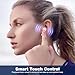 Wireless Earbuds for iPhone 17/16/16e/15 Pro Max Galaxy, Bluetooth 5.3 Ear Buds True Wireless Headphones Noise Canceling in Ear Earphones,Sweat Resistant,HD Mic,Deep Bass for S24/S23/S22, Pixel 9 8 7