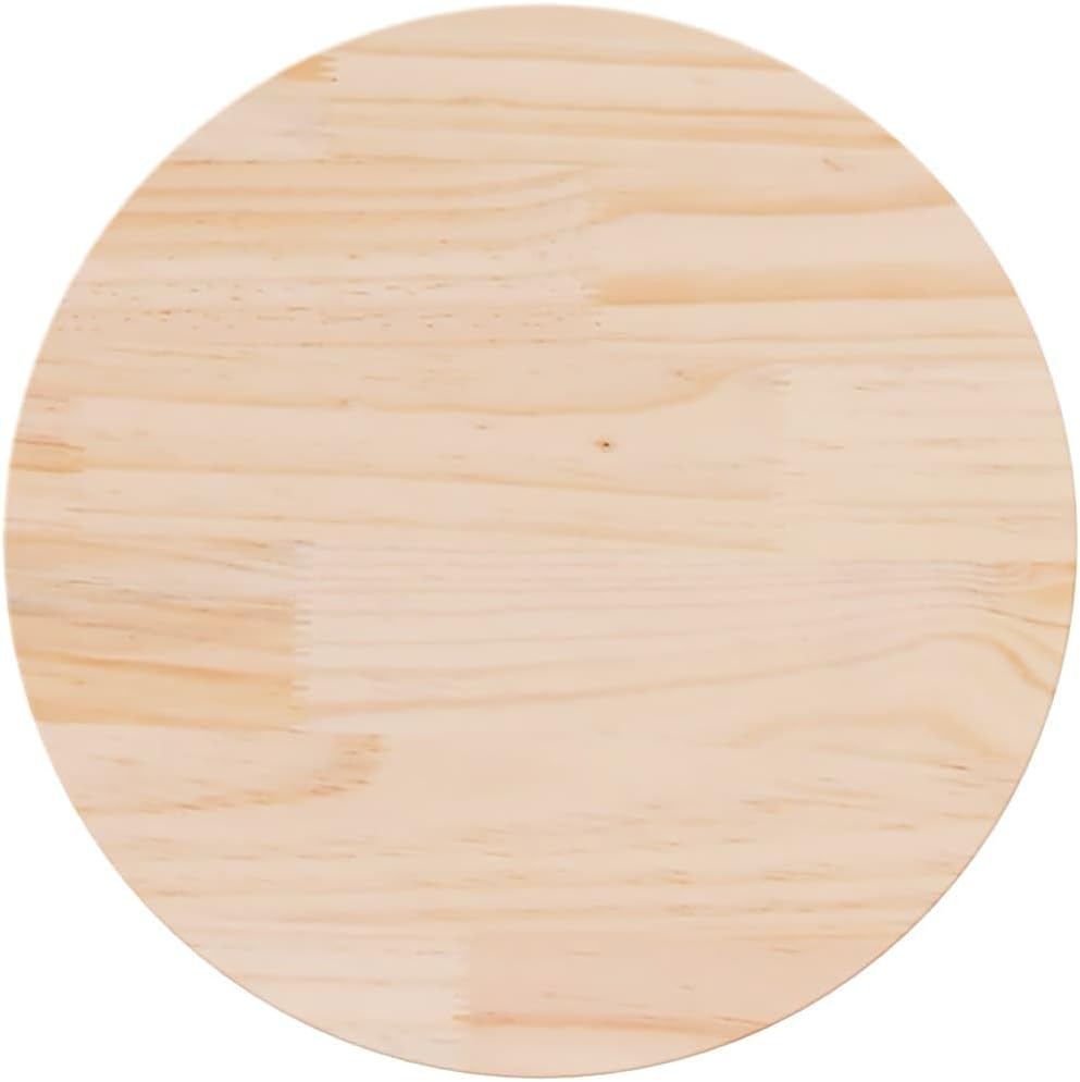 vidaXL Table Top Round Ø27.6x1.2 Solid Wood Pine