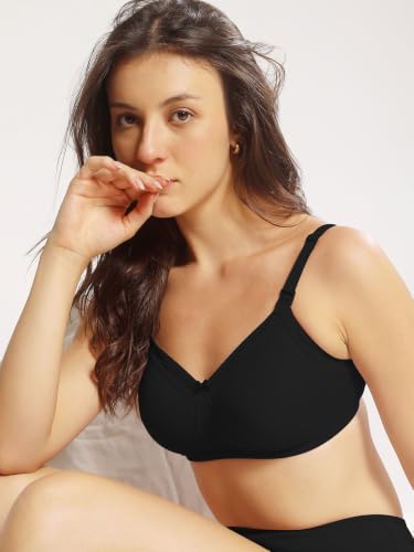 Image of MomToBe Women's Cotton Full Cup Non-Padded Feeding Bra /Nursing Bra /Maternity Bra