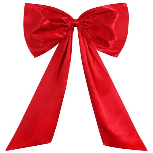 TONIFUL 24 x 42 Inch Giant Red Bow Large Bow