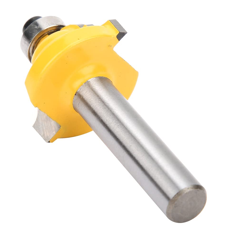 Fresa Per La Lavorazione del Legno, Fresa Artistica con Doppio Gambo da 8 Mm Per Fresatura di Stampi Per Modanature Romane Per Armadietti con Telaio della Porta(8*38.1MM)