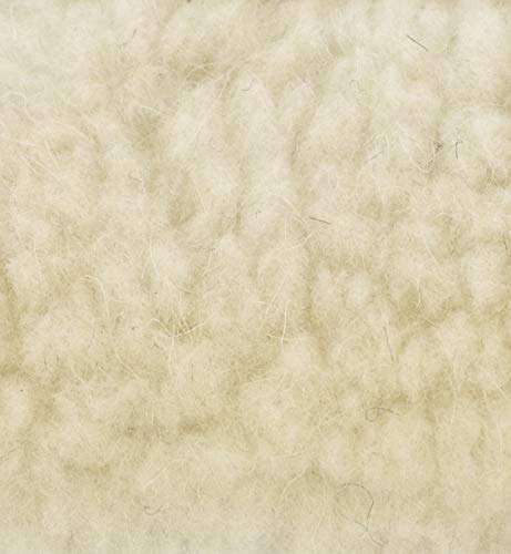 Dingo Gear Beisswurst mit einem Griff Schafe Wolle Plush Naturfarbe 15 cm x 6 cm Apport Training mit Hund S00427