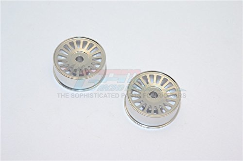 GPM For XMods Generation 1 & Evolution Touring Upgrade Parts Aluminum Front Sinkage Rims (18 Poles) - 1Pr Silver