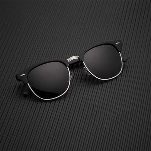 Polarized Sunglasses for Men Women Semi-Rimless Frame Classic Sunglasses Driving Fishing Glof Sun Glasses 3 Pack4