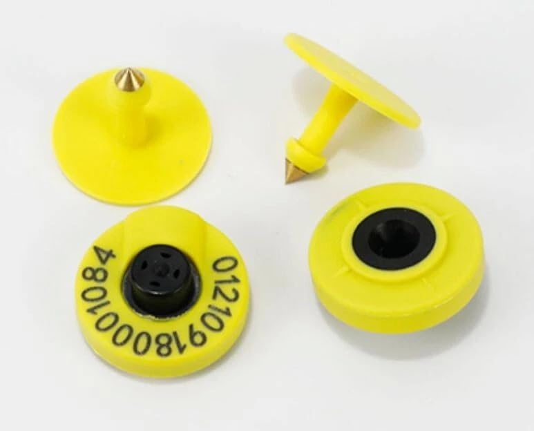 RFID Ear Tag 134.2khz ISO 11784 ISO11785 for Pig Sheep Animal Management 10pack