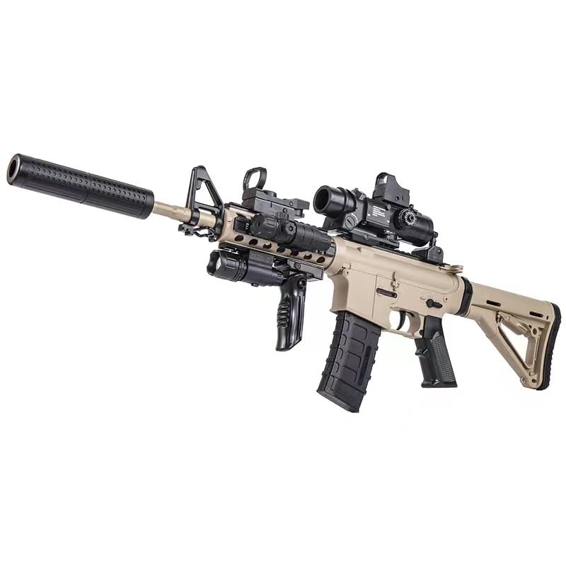 ウォータービーズガン【M4A1】 Amazon.co.jp: HAETIN 水鉄砲 電動ガン ぷよぷよボール 銃 排挟式