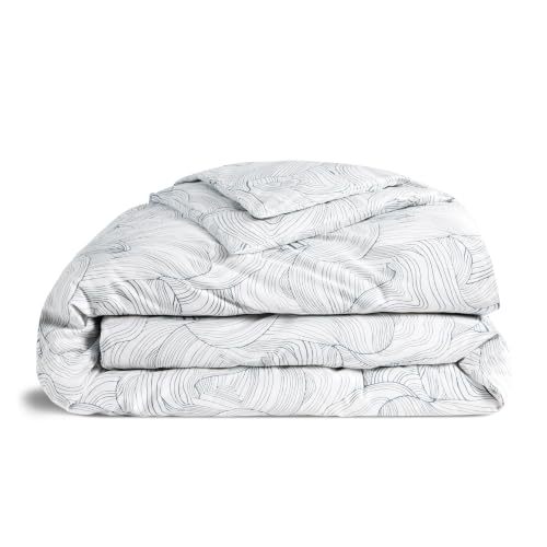 Brooklinen Luxe Sateen Luxury Duvet Cover - Twin/Twin XL, Oyster Storm
