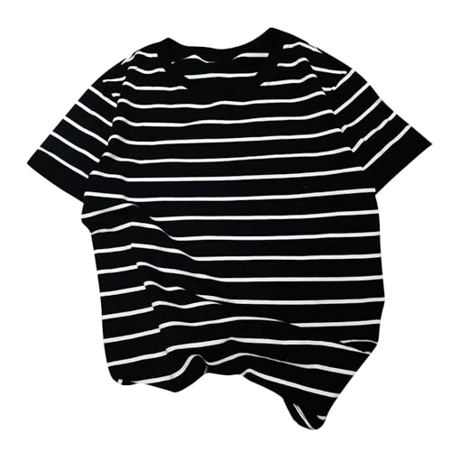 Camiseta de manga corta para hombre de corte ajustado, camiseta de algodón de moda con cuello redondo, cómoda y ligera, camiseta informal para verano, holgada, transpirable, elegante camiseta informal