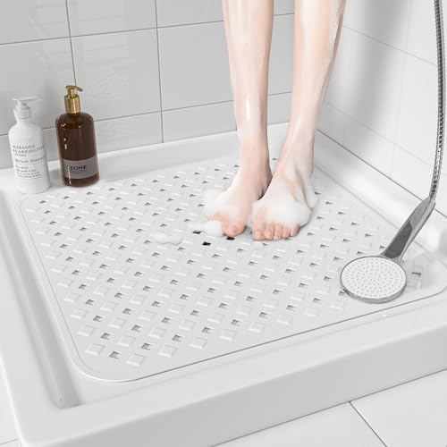 XIYUNTE Square Shower Mat Non Slip Anti Mould - Image 2
