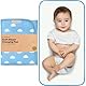 Tragbares Wickelunterlage für Unterwegs - Wickelunterlage Waschbar - Faltbar Baby Wickelauflage Wasserdicht - Kleines, Leicht Wickelunterlagen für Baby (Cloud)