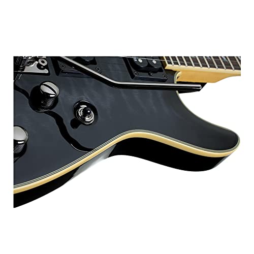 Image of Schecter Guitar Research Omen Extreme-6 Fr Electric Guitar - See-Thru Black - Satinwood