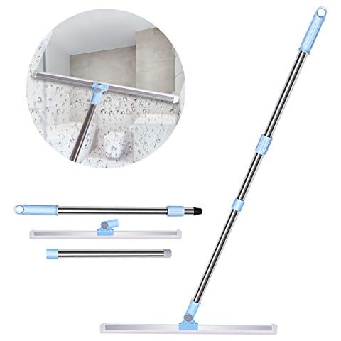 Nakelulu 50cm Floor Squeegee with Telescopic Handle Cover