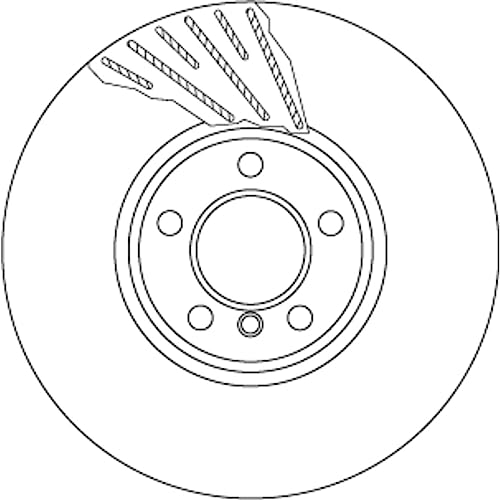 TRW DF6612S Disque de Frein arrière voiture compacte remplacement usure