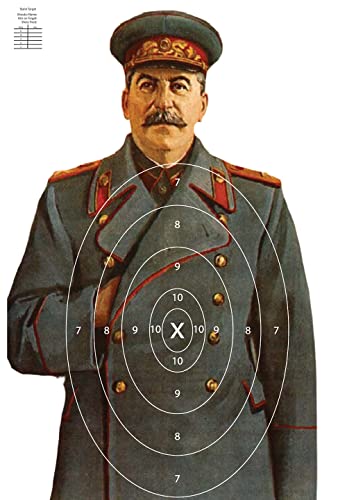 Joseph Stalin Target with Rings (8.5x11 Inches)