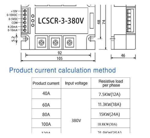 Relais statique triphasé 25A pour stabiliser la tension 380V - 4
