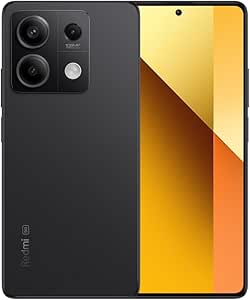  Xiaomi Redmi Note 13 5G - 8 + 256 GB, tela AMOLED FHD + 120 Hz de 6,67 ", MediaTek Dimensity 6080, câmera tripla de até 108 MP, carregamento rápido de 33 W (Preto) 