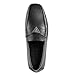 Guess Men's ALAI Driving Style Loafer, Black 001, 12