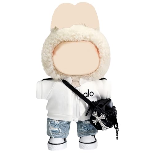 ラブブ 17cm 着せ替え服 ストリート少年 4点セット ぬいぐるみ服 人形服 ドール服 ラブブ服 オシャレ カジュアルのサムネイル