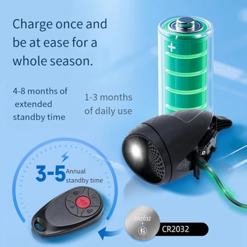 Control Remoto para Luz de Bicicleta con Timbre de Alta Sonora 2