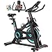 2026 Neu Wenoker Heimtrainer Fahrrad mit App, Einstellbarer Widerstand Hometrainer Fahrrad, Leise & Bequem Ergometer Heimtrainer mit Hantelablage, LCD-Display, Tablet-Halterung, Bis 160KG Schwarz